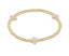 Egirl Signature Cross Gold Pattern 3MM Bead Bracelet