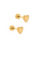 Screw Back Studs- Andrea Heart