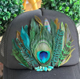 Feather Trucker Hats