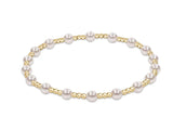 Classic Sincerity 4mm Bead Bracelet - Pearl