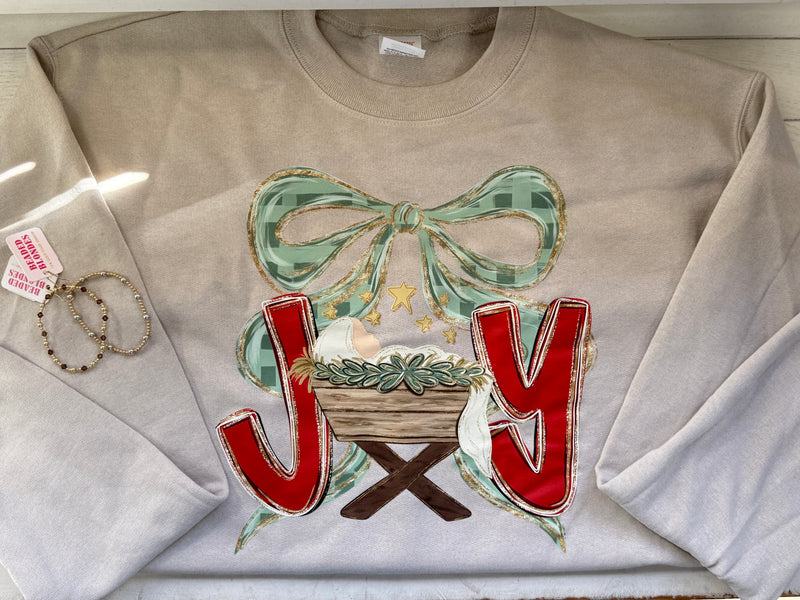 Joy Nativity Scene Sweatshirt