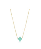 16" Necklace Gold - Signature Cross