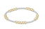 Classic Blissful 3mm mixed metal 4mm bead bracelet