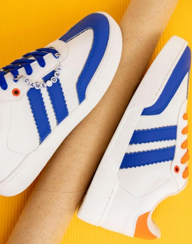 Orange & Blue Sneakers