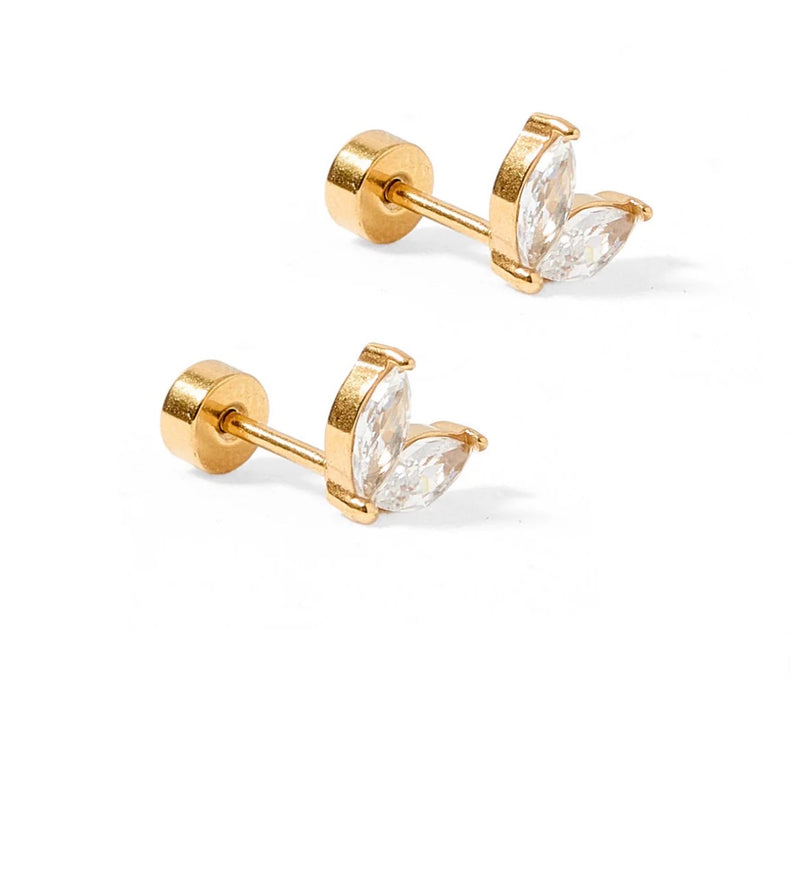 Screwback Stud Earrings- Nova