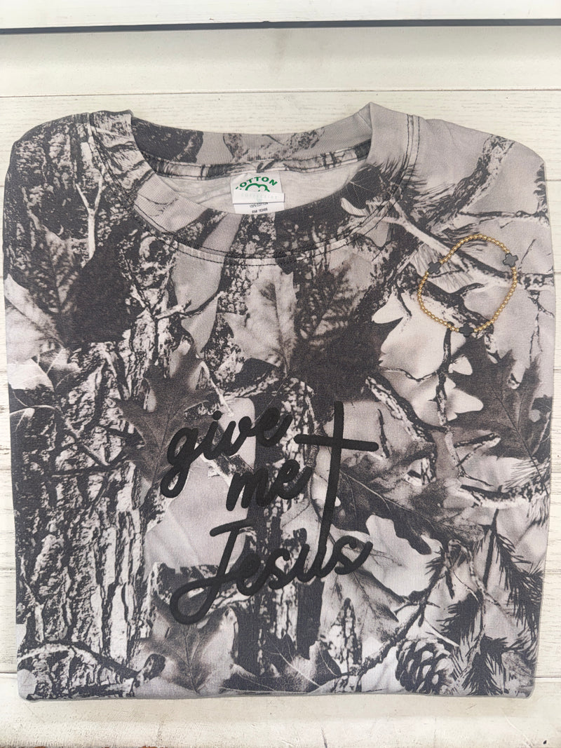 Give me Jesus Camo Tee