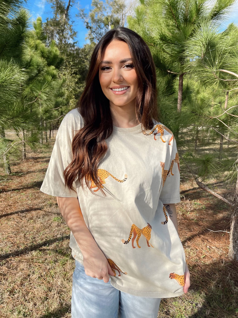 Everly Cheetah Tee