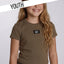 Dark Olive Lulu Mac Baby Doll Tee - Youth