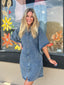 Grace Denim Sleeve Mini Dress
