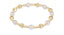 Dignity Sincerity Gold 5mm Bracelet - Pearl