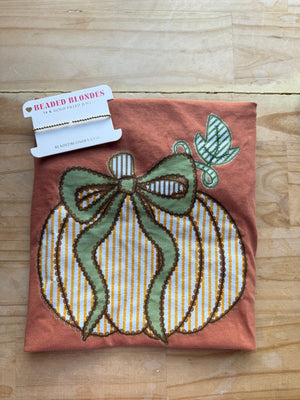 Striped Pumpkin Tshirt