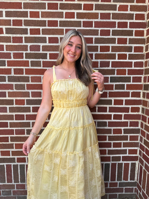 Lemon Drop Midi Dress