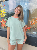 Jackie Striped Short Set
