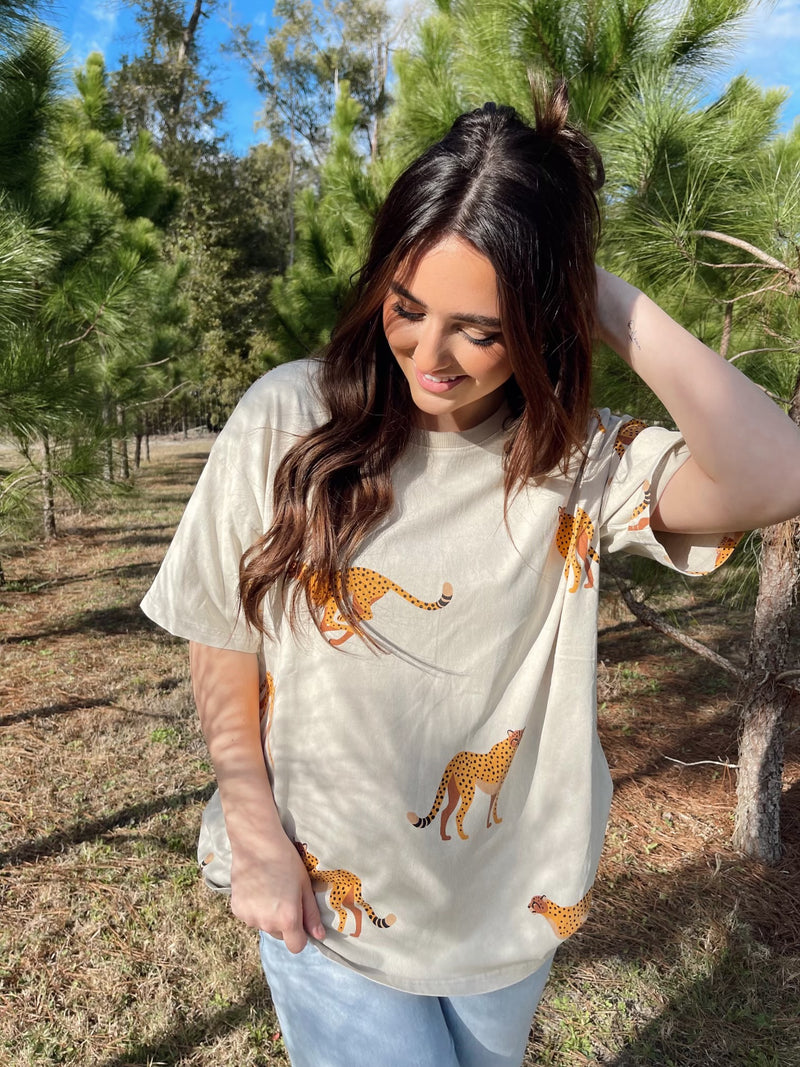 Everly Cheetah Tee