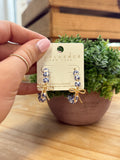 Toile Bow Hoops