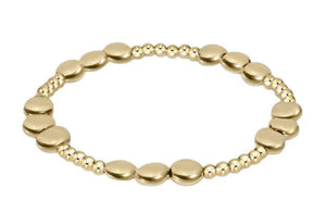 Joy Honesty Gold 6MM Bead Bracelet