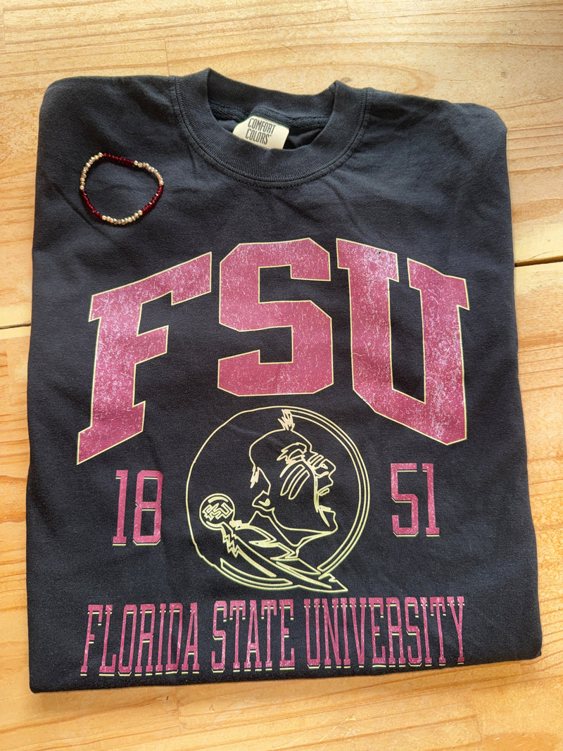 FSU with Mascot Tee Shirt