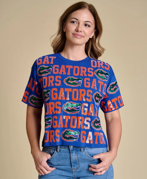 Gator Sequin Top