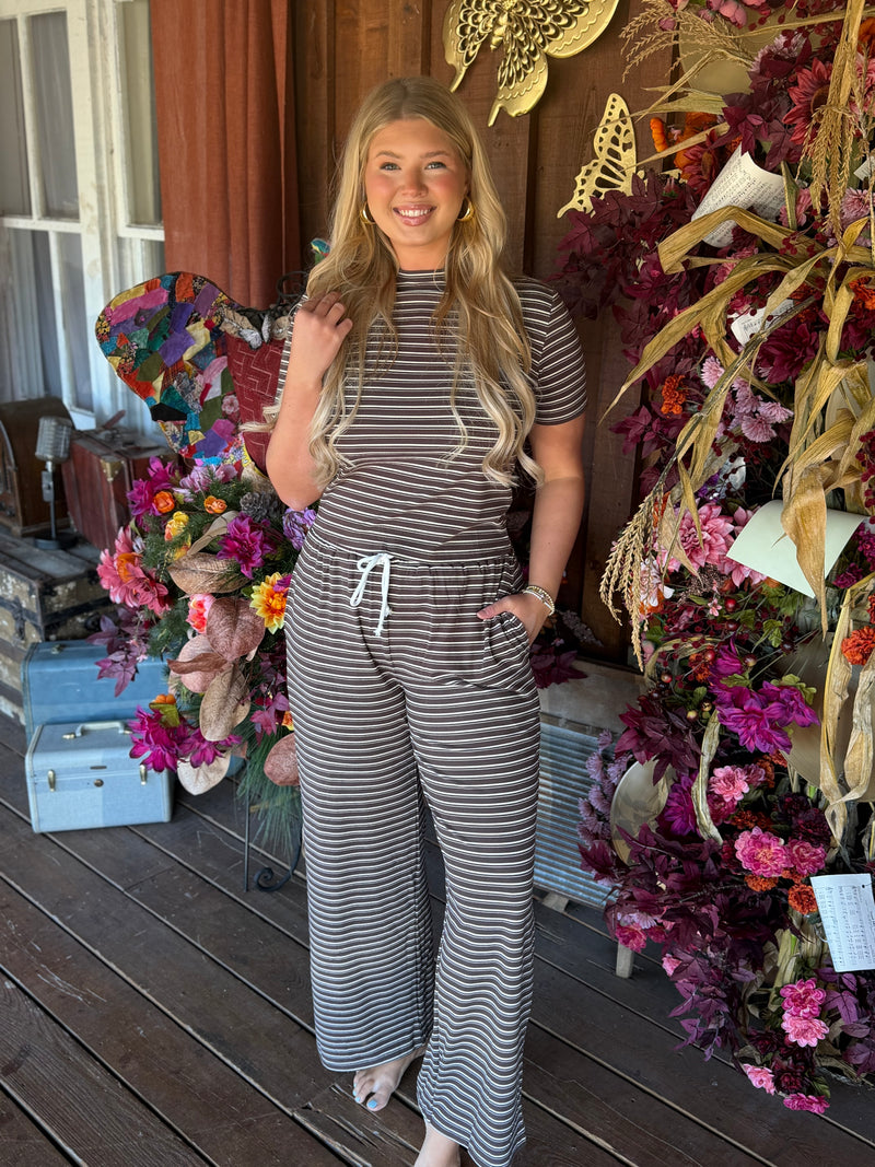 Savannah Everyday Ease Striped Lounge Set