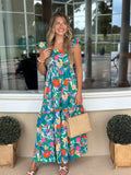 Floral Paradise Tiered Maxi Dress