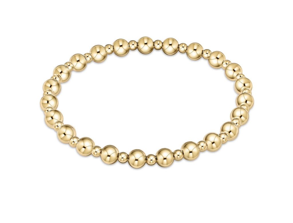 Enewton Extends - Dignity Sincerity Pattern 5mm Beaded Bracelet - Gold