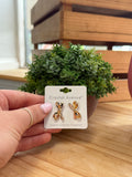 Solid Bow Earrings