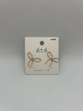 Smaller Rope Bow Earrings