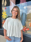Reagan Knit Bubble Top