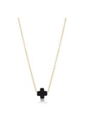 16" Necklace Gold - Signature Cross