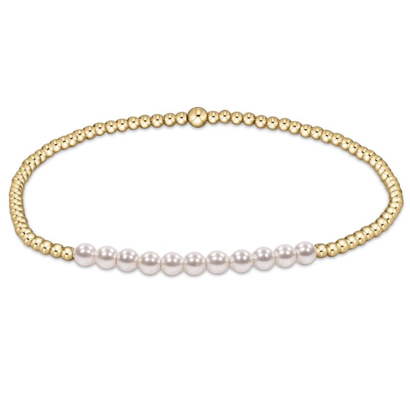 Gold Bliss Pearl 3mm Pearl Bracelet