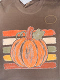 Striped Pumpkin Tee Shirt
