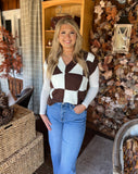 Stella Checkered Sweater Vest