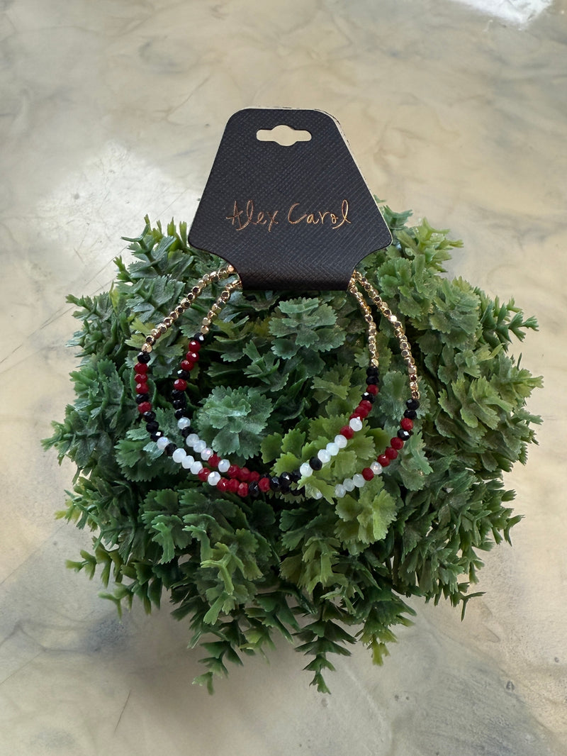 Mini Half & Half Beaded Bracelet