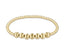 Dignity Beaded Bliss 3mm bead bracelet- 6mm Gold