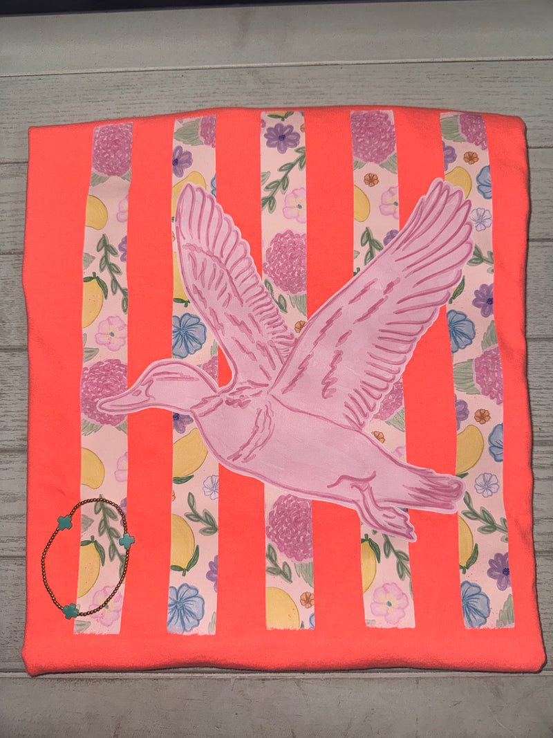 Floral Duck Tee