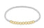 Classic Beaded Bliss 2mm bead bracelet - 4mm - mixed metal