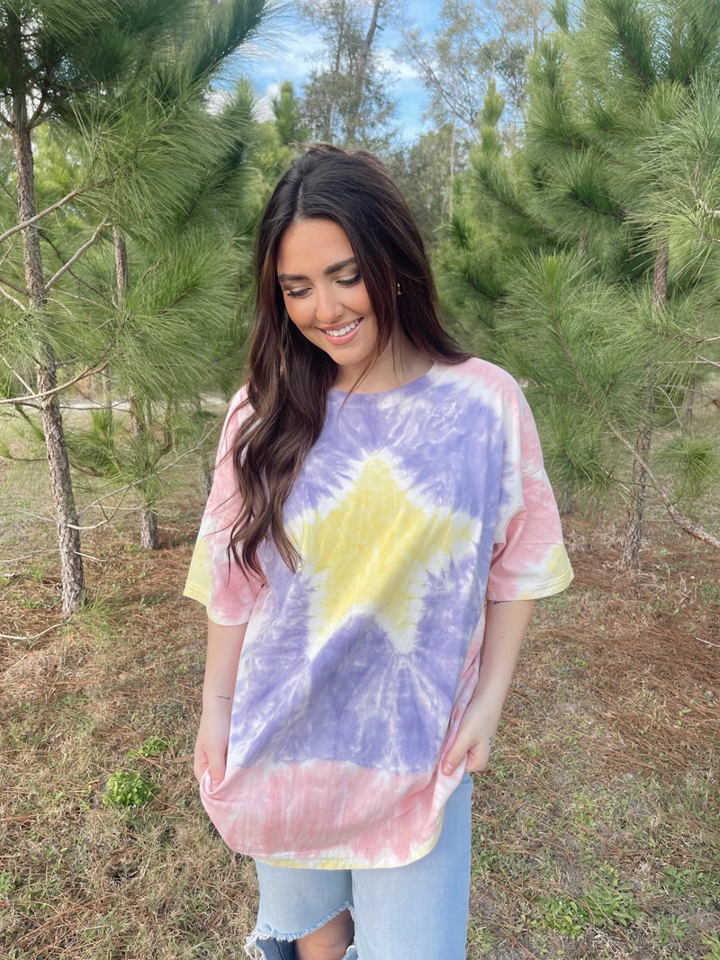 Tie Dye Boxy Tee
