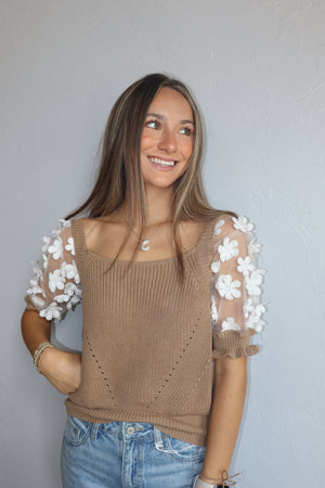 Heather Knitted Top
