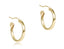 Round Gold 0.5” Hoop - Smooth