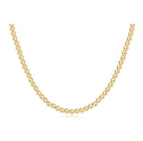 15” Choker Beaded - Classic Gold 4mm