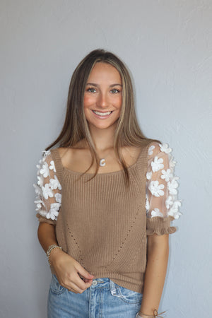 Heather Knitted Top