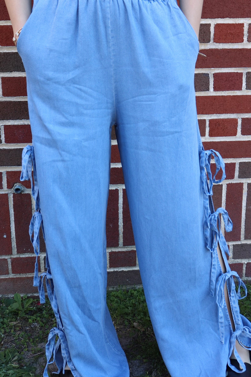 Jenna Bow Denim Pants