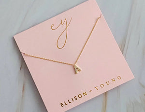 Ellison + Young Initial Necklace