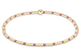 Egirl Hope Sincerity Pattern 2mm Bracelet