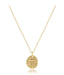 16” Necklace Gold - Inspire Small Gold Charm