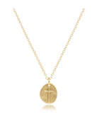 16” Necklace Gold - Inspire Small Gold Charm