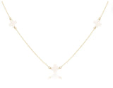 17” Choker Simplicity Chain Gold - signature cross off-white