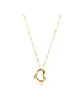 16” Necklace Gold- Love Gold Charm