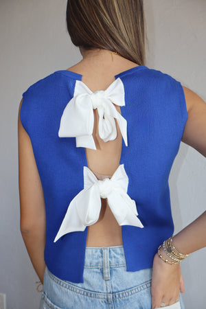 Christina Back Bow Top