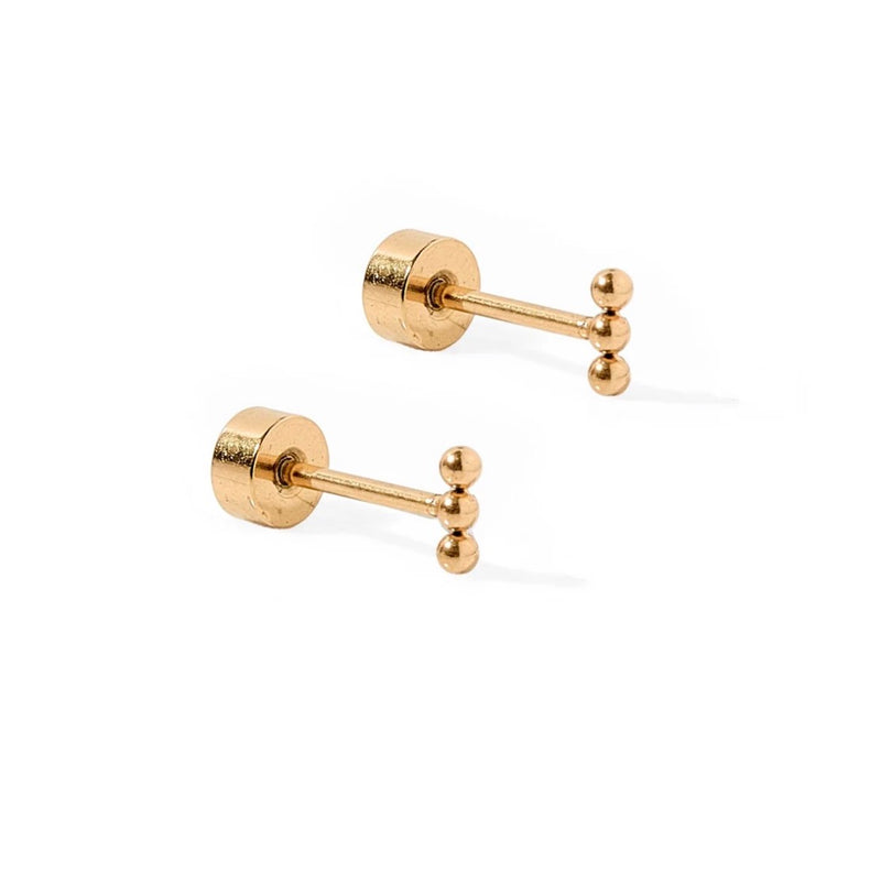 Screwback Earrings- Tally Gold